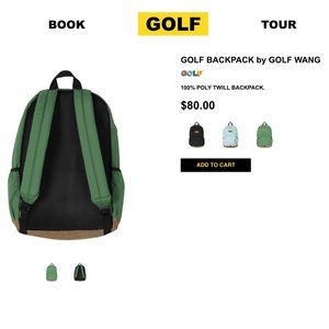 GOLF BACKPACK by GOLF WANG